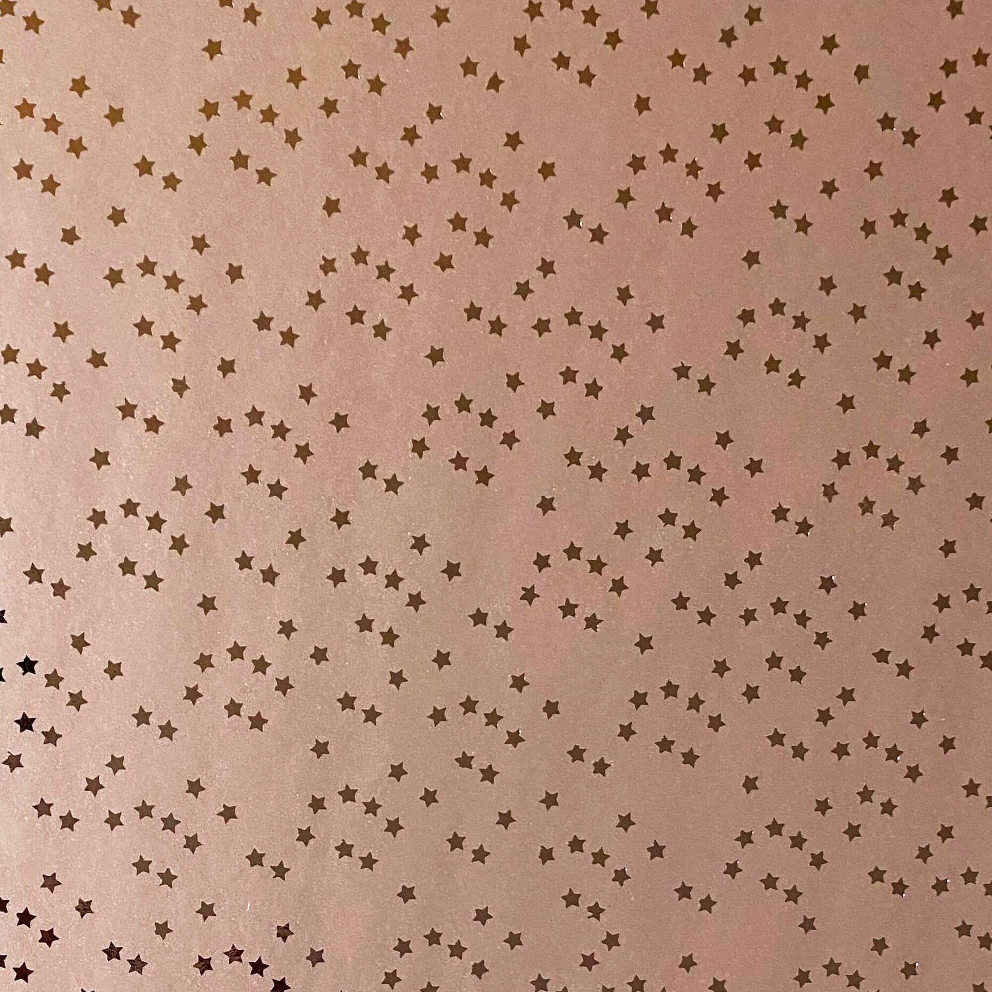 Blush Foil Stars Premium Gift Wrap by Celebrate It™